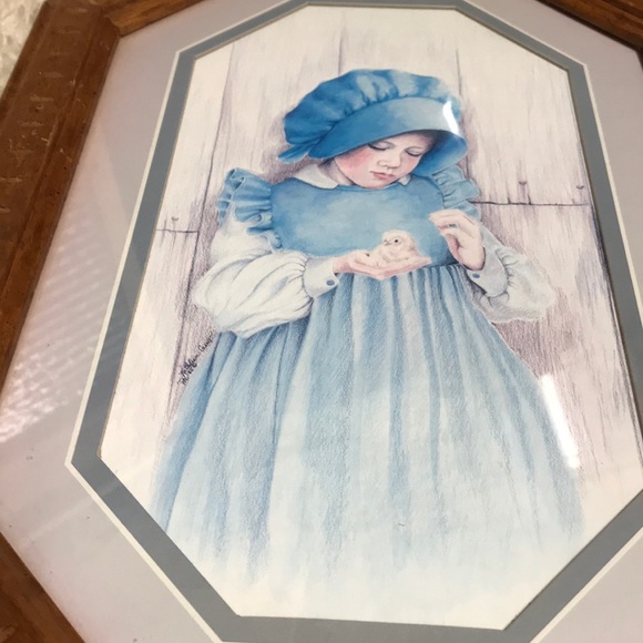 Vintage drawings by Kathleen Casey ‘85,‘86 framed - Picture 4 of 8